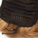 Hepburn Messy Hair Bun Extension, Light Auburn & Dark Brown Ombre Wavy Fashion Updo Scrunchy - Buy Online on GoSupps.com