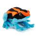 Zappi Co Plush Children's Stuffed Soft Cuddly Plush Toy-Part of Safari Animals Collection Perfect for Kids (20cm Depth)(Poison Dart Frog Orange/Blue) Orange Poison Dart Frog