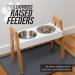 Leashboss Dog Bowl Slow Feeder for Raised Pet Feeders - Maze Food Bowl (Gray, 2 Cup Size) - Buy Online on GoSupps.com