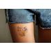 Dopetattoo 6 Sheets Temporary Tattoos - Mechanic Punk Clockwork Butterflies Wildflowers - Neck Arm Chest - Men Women Adults - Buy Online on GoSupps.com