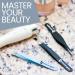 2pc Slant Pointed Precision Tweezers for Eyebrows Ingrown Hairs Blackheads - Sharp Needle Nose for Plucking Splinters - Buy Online on GoSupps.com