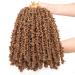Leeven 12 Inch Blonde Butterfly Locs Crochet Hair 6 Packs - Short Bob Pre-looped Distressed Faux Locs for Women - 27# 12 Inch (Pack of 6) - Buy Online on GoSupps.com