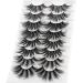 Mink Eyelashes 25mm Pack - HeyAlice Fluffy 8 Pairs, Long Strip Thick Volume Fake Lashes - Mixed 4 Styles - Buy Online on GoSupps.com