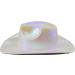 Arsimus Space Cowboy Holographic Rave Hat - Opal White | Shop Now - Buy Online on GoSupps.com