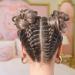 1000 Small Clear Hair Elastics with Hair Styling Tools for Girls and Women - Buy Online on GoSupps.com