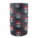 HeadLOOP multifunctional scarf grey kids skull pirate tube scarf neckerchief headscarf microfiber