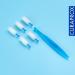 Curaprox Interdental Brush 410 Perio Refill Pack - 5 Blue Brushes 2.8mm Diameter 10mm Effectiveness - Optimal Oral Care - Buy Online on GoSupps.com