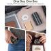Large Capacity TookMag 7-Day Pill Organizer - AM PM Pill Box for Vitamins & Supplements (Black) - Buy Online on GoSupps.com