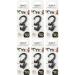 Nite Ize Figure 9 Carabiner Rope Tightener, Small - Black (6-Pack)