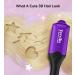 Terviiix Hair Crimper & 3D Hair Stamper with 4 Interchangeable Plates Including Zigzag & 3 Fun Patterns Crimper Hair Tool for Hair Keratin & Argan Oil Infused Crimping Iron for Volume Purple - Buy Online on GoSupps.com