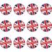 PRE-CUT King Charles III Coronation Union Jack Circle Edible Cupcake Toppers Cake Decorations (24 Pack) - Buy Online on GoSupps.com