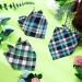 50 Pcs Plaid Dog Bandanas - Washable Triangle Bibs for Dogs - Pet Accessories for Small, Medium, Large Dogs - Buy Online on GoSupps.com