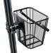 iblkeoTo Scooter Basket Quick Release Take Off/on 70lb Loading Capacity Heavy Duty Iron Mesh Basket with Handle Easy Assembly and Portability Restocking