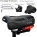 DAWAY Comfortable Bike Seat - Memory Foam Padded Saddle for Peloton & Mountain Bikes - Shock Absorbing & Waterproof - Universal City (C99) - Buy Online on GoSupps.com