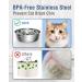 Stainless Steel Cat Water Fountain 3.6L - Automatic Pet Fountain for Dogs and Cats - Ultra-Quiet Pump - Multiple Pet Water Bowl Dispenser - Sliver - Buy Online on GoSupps.com