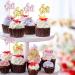 MonMon & Craft It's a Girl Cupcake Toppers - Baby Shower Cupcake Toppers - Girls 1st Birthday - Gender Reveal Party Cupcake Decorations - Glitter 24 Pcs - Buy Online on GoSupps.com