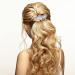 HINZIC Rhinestone Flower Hair Clips - Crystal Pearl French Barrettes for Women Girls Wedding - Silver Bridal Hair Accessories (2Pcs) - Buy Online on GoSupps.com