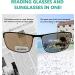 Eyekepper Bifocal Sunglasses - Outdoor Reading Glasses for Men - Brown 1.50 Sun Readers - Buy Online on GoSupps.com