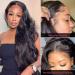 Siji Mei 16 Inch Body Wave Lace Front Wig | 150% Density Brazilian Human Hair for Black Women with Baby Hair - Pre Plucked - Buy Online on GoSupps.com