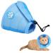 Halskrause cat adjustable collar: restoring collar soft protective non protective collar for cats puppies small dogs (m) m blue