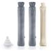 Heat bottle long heat bottle with soft cover 2 liters with 2 pieces of super soft covers 73 x 13cm high capacity hose heat bottle for shoulder neck heat bottle and belly 2 pieces (1 pack)
