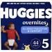 Overnight Diapers Size 5 (27+ lbs), 44 Ct, Huggies Overnites Nighttime Baby Diapers Size 5 (44 Count)