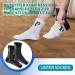 4 Pairs Plantar Fasciitis Compression Socks - Heel Spur Relief & Achilles Tendon Support | L/XL Black & White - Buy Online on GoSupps.com