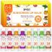 DMSKY SPF Lip Balm Bulk 64 Pack Sunscreen Lip Balm SPF 30 Broad Spectrum UVA/UVB Protection Lip Sunblock Bulk Sunscreen Travel Size 1 Count (Pack of 64)