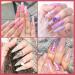Morovan Poly Gel Nail Kit - 20 Colors Poly Gel Extension Set for Art Nails - DIY Manicure Kit for Beginners - Pink Poly Gel Color Packs - Buy Online on GoSupps.com