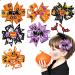6-Piece Sibba Halloween Christmas Bow Hair Pins - Pumpkin Bat Pattern Boutique Clips for Girls - Buy Online on GoSupps.com