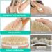 KIPRITII 3 Pack Value Set: Dry Brush, Double-Sided Back Scrubber & Natural Loofah Pad for Exfoliating & Cellulite - Buy Online on GoSupps.com