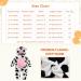COOKY.D Unisex Winter Hooded Romper Jumpsuit - 24-30 Months Cow Print - Buy Online on GoSupps.com