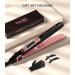 Terviiix Salon Flat Iron Hair Straightener | Silky Smooth Hair Frizz Buster Negative Ionic Technology Adjustable Temperature Up to 430 Dual Voltage Auto-Off - Buy Online on GoSupps.com