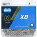 KMC X8.93 8-Speed Bike Chain SIL - High-Quality Performance and Durability - Buy Online on GoSupps.com