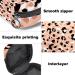 Portable Pink Leopard Print Sanitary Napkin Storage Bag for Women and Teen Girls | Menstrual Cup Pouch and Nursing Pad Holder (Multicolor) - Buy Online on GoSupps.com