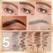 Eyebrow Pencil Eye Makeup Eyebrow Pen with 4 Tip Brow Pencil Eye Brow Pencils for Women Long-Lasting Eyebrow Pen (Grey) - Buy Online on GoSupps.com