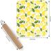 The Useless Brand Reusable Paper Towels Roll | Eco-Friendly Washable Cotton Flannel Towels | Zero Waste & Sustainable | Lemons 12 Count - Buy Online on GoSupps.com
