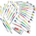 Variety Savings 150 Toothbrushes Bulk Wholesale Quantity Standard Size  Dental Care Toiletries  Medium Soft Bristles  Individually Wrapped  Homeless Care  Disposable Use  Hotels  Travel