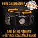 Adjustable 4-18 Inch Freedom Band for Freestyle Libre 3 Transmitter - Black - Buy Online on GoSupps.com