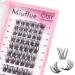 DIY Lash Extensions 72 Pcs Lash Clusters DIY Eyelash Extensions Individual Lashes Wispy False Eyelashes Super Thin Band Soft Mixed Tray Eyelash Clusters (Diamond D-8-16mix)