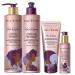 Pantene Gold Series Hair Mask, Anti-Breakage Combing Crème, Overnight Repair Serum, and Cleansing Conditioner, with Biotin & Kukui Nut, for Natural, Curly and Coily, Textured Hair
