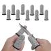 Molain Finger Cots Cut Resistant Protection 10 Pieces Reusable Finger Thumb for Work Kitchen Garden Sculpture