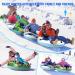 Inflatable Snow Tube Sled for Kids and Adults - 47'' with Rope and Handles | Heavy Duty Winter Outdoor Toy with Repair Kit - Buy Online on GoSupps.com
