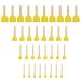 AUEAR 40 Pack Round Foam Sponges Brush Pouncers Dabbers Set Assorted Size Paint Tools 40 Pack 0.59 & 0.78 & 1.81 & 1.57