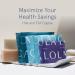 LOLA Organic Cotton Pads - 60 Count Ultra Thin Pads with Wings | HSA/FSA Approved Feminine Care | Heavy & Regular Flow | Pack of 1 - Buy Online on GoSupps.com