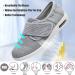 Men's Diabetic Air Cushion Slip-On Walking Shoes - Orthopedic Support for Swollen Feet - Velcro Closure - Black - Buy Online on GoSupps.com