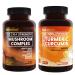 BioEmblem Turmeric Curcumin Supplement with BioPerine and Mushroom Complex