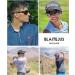 BLAITEJUS Golf Sunglasses | Semi-Rimless Sports Shades for Men Women | UV400 Protection - Buy Online on GoSupps.com