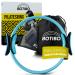 Botibo |Profi Pilates Ring 37.5cm - Resistance ring |Pilates Circle-leg press pelvic floor and thigh trainer-with hip protection & bag black/blue