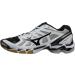 Mizuno Men's Wave Lightning RX2 Volleyball Shoe 16 White/Black - Premium Performance footwear for Volleyball pros - Buy Online on GoSupps.com